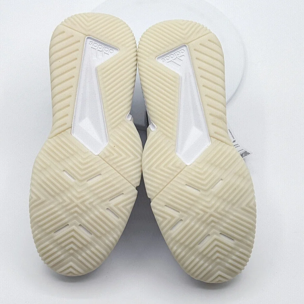 Adidas Padel Shoes Court Quick Size 9 Womens White/Silver Padeltennis JP7229
